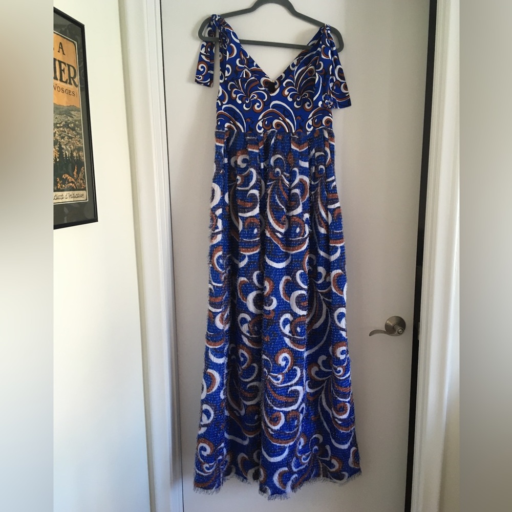 NWT Odeeh ultramarine maxi dress XS S
